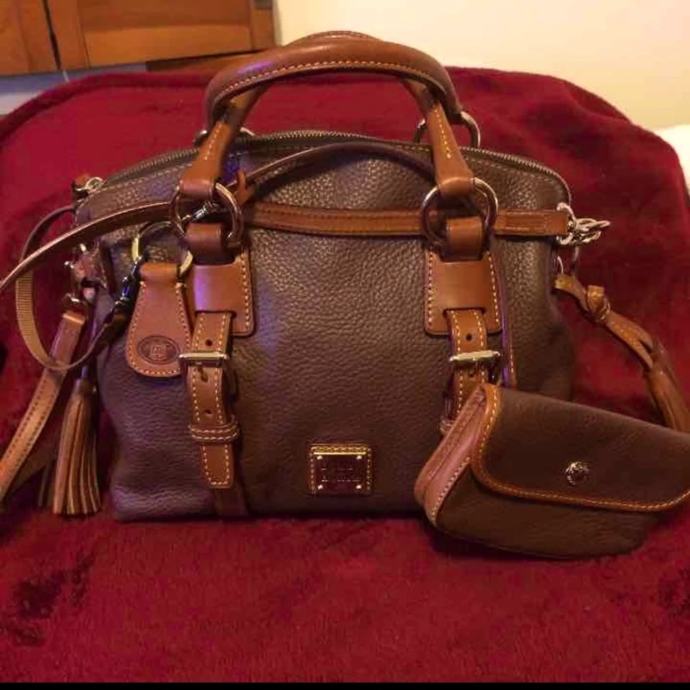 Dooney & Bourke Pebble Leather Domed Satchel